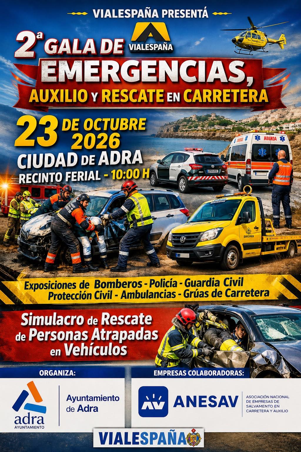 2ª Gala de Emergencias, Auxilio y Rescate en Carretera.   Ciudad de Adra